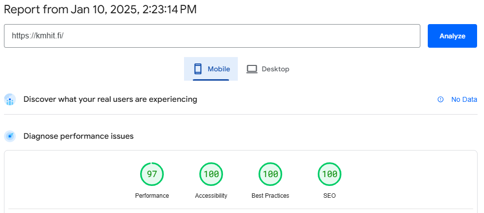 WordPress optimointi