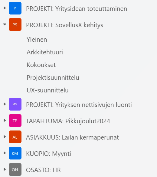 Microsoft Teams tehokäyttö esimerkki